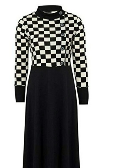 Voodoo Vixen Checkered knit dress sz XL NWOT โคโฃ๐ - Picture 2 of 4